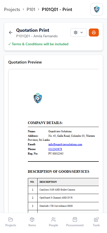 Mobile App Screenshot 3